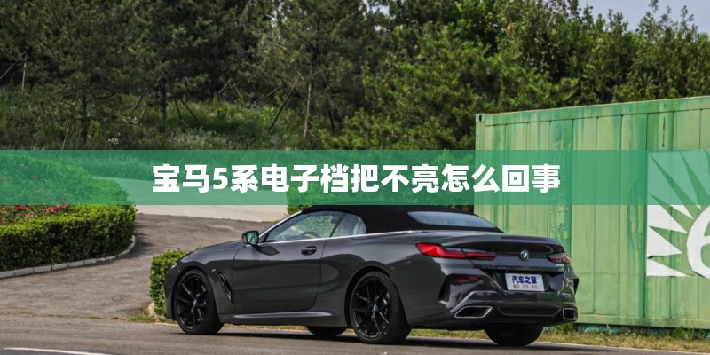 宝马5系电子档把不亮怎么回事