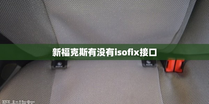 新福克斯有没有isofix接口