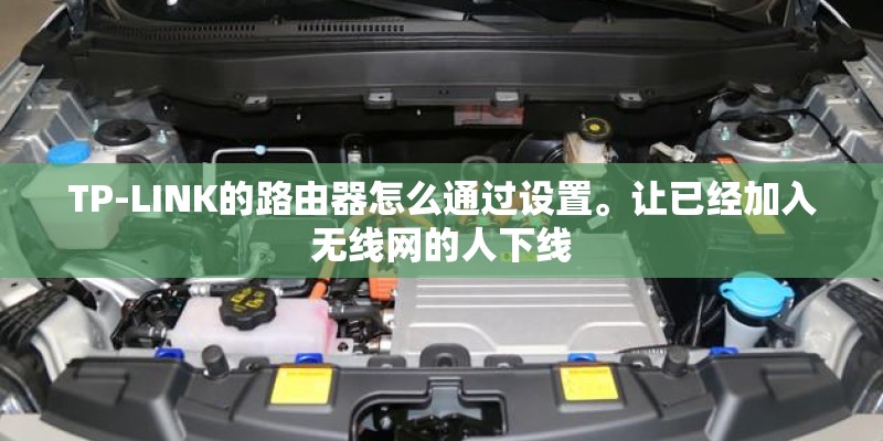 TP-LINK的路由器怎么通过设置。让已经加入无线网的人下线