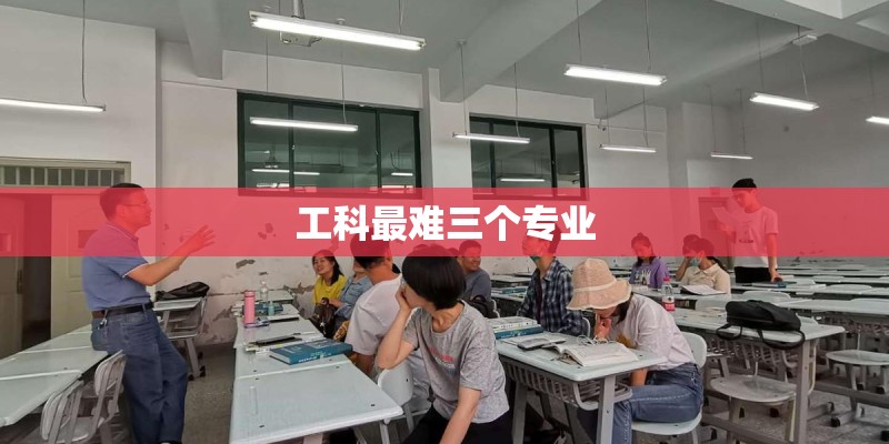 工科最难三个专业