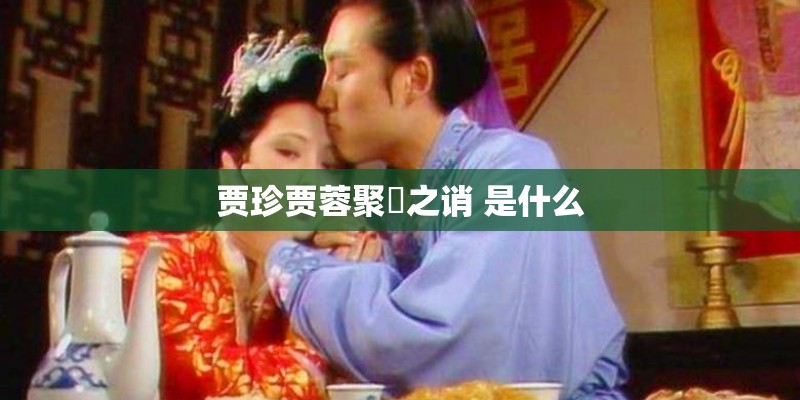 贾珍贾蓉聚麀之诮 是什么