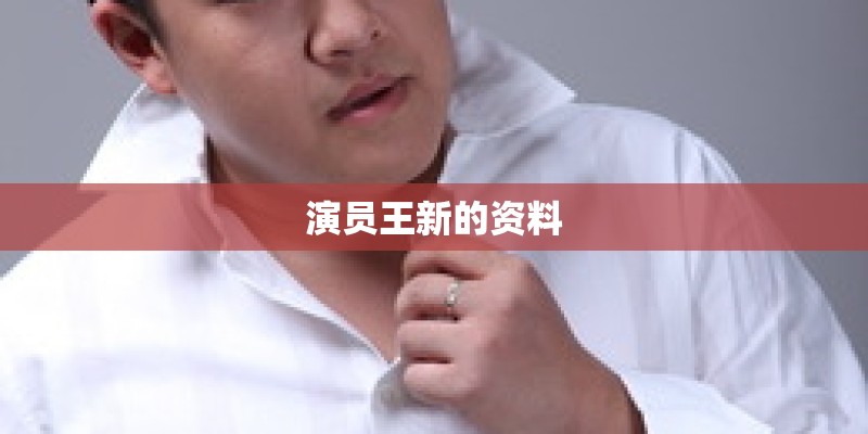 演员王新的资料