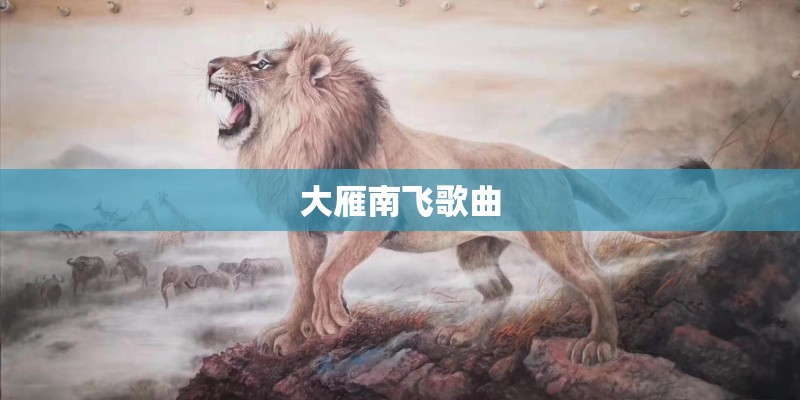 大雁南飞歌曲