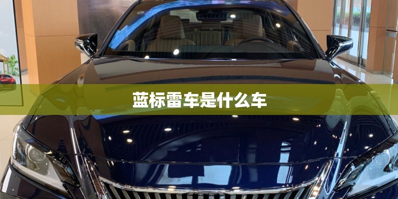 蓝标雷车是什么车