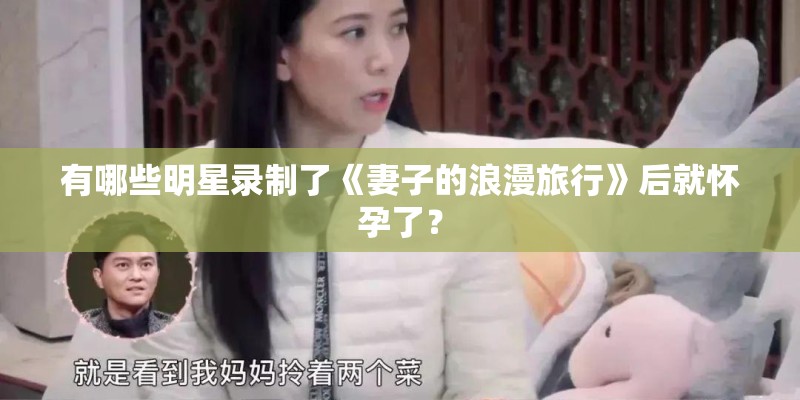 有哪些明星录制了《妻子的浪漫旅行》后就怀孕了？