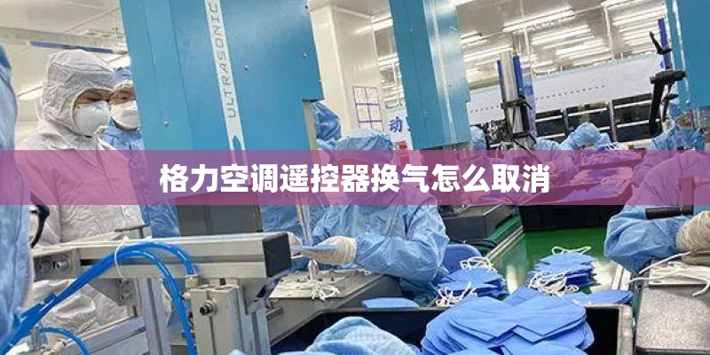 格力空调遥控器换气怎么取消