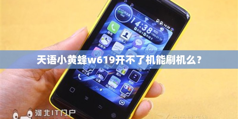 天语小黄蜂w619开不了机能刷机么？
