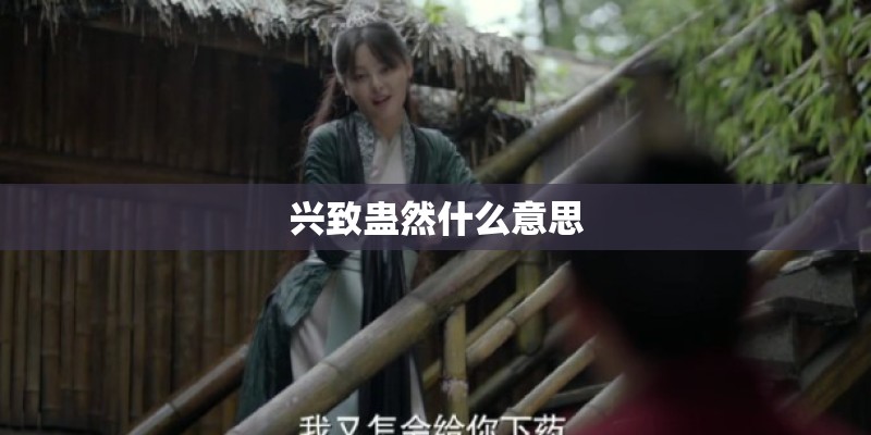 兴致蛊然什么意思
