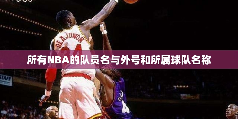所有NBA的队员名与外号和所属球队名称