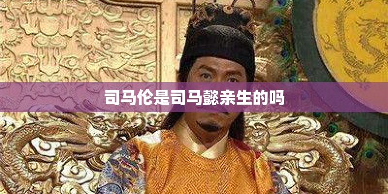司马伦是司马懿亲生的吗