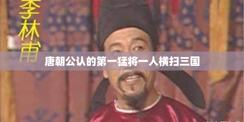 唐朝公认的第一猛将一人横扫三国 唐朝公认的第一猛将一人横扫三国