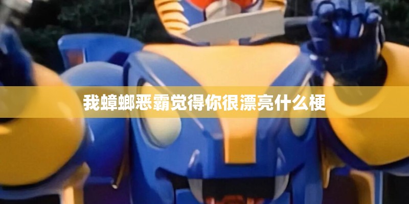 我蟑螂恶霸觉得你很漂亮什么梗