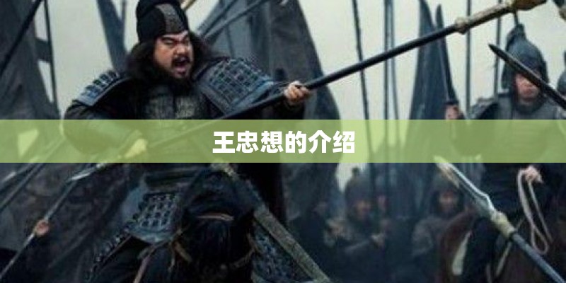 王忠想的介绍