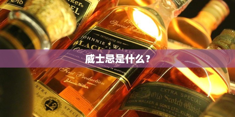威士忌是什么？
