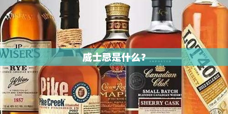 威士忌是什么? 威士忌是什么?