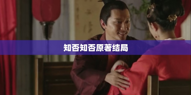 知否知否原著结局