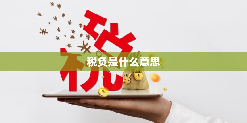 税负是什么意思