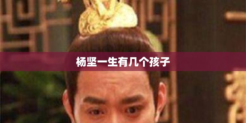 杨坚一生有几个孩子