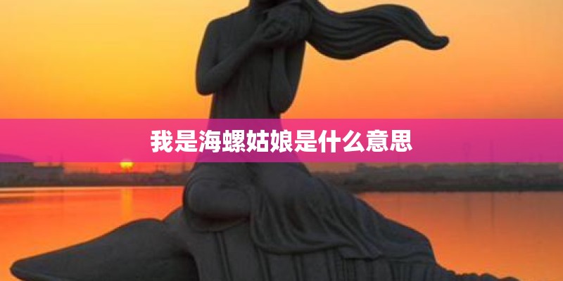 我是海螺姑娘是什么意思