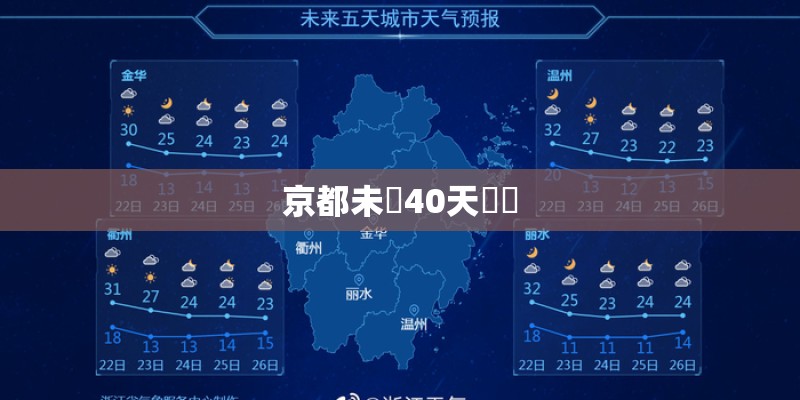 京都未來40天預測
