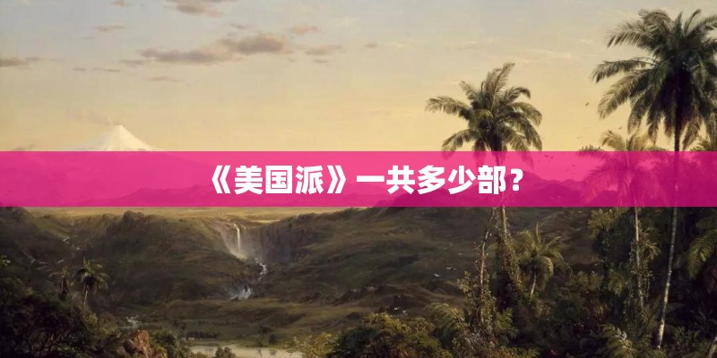 《美国派》一共多少部? 《美国派》一共多少部?