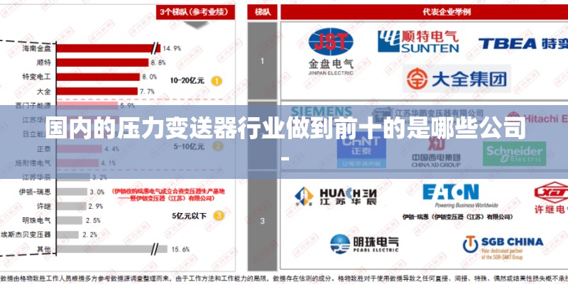 国内的压力变送器行业做到前十的是哪些公司- 国内的压力变送器行业做到前十的是哪些公司-