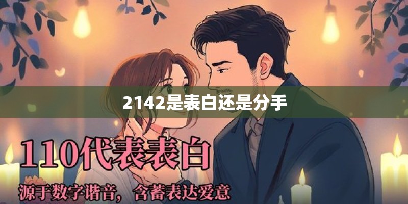 2142是表白还是分手