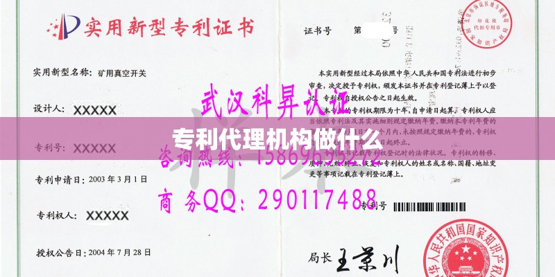专利代理机构做什么