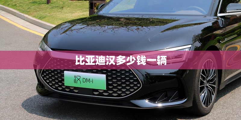 比亚迪汉多少钱一辆 比亚迪汉多少钱一辆