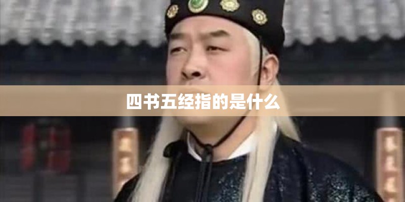 四书五经指的是什么