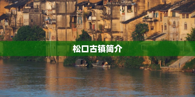 松口古镇简介